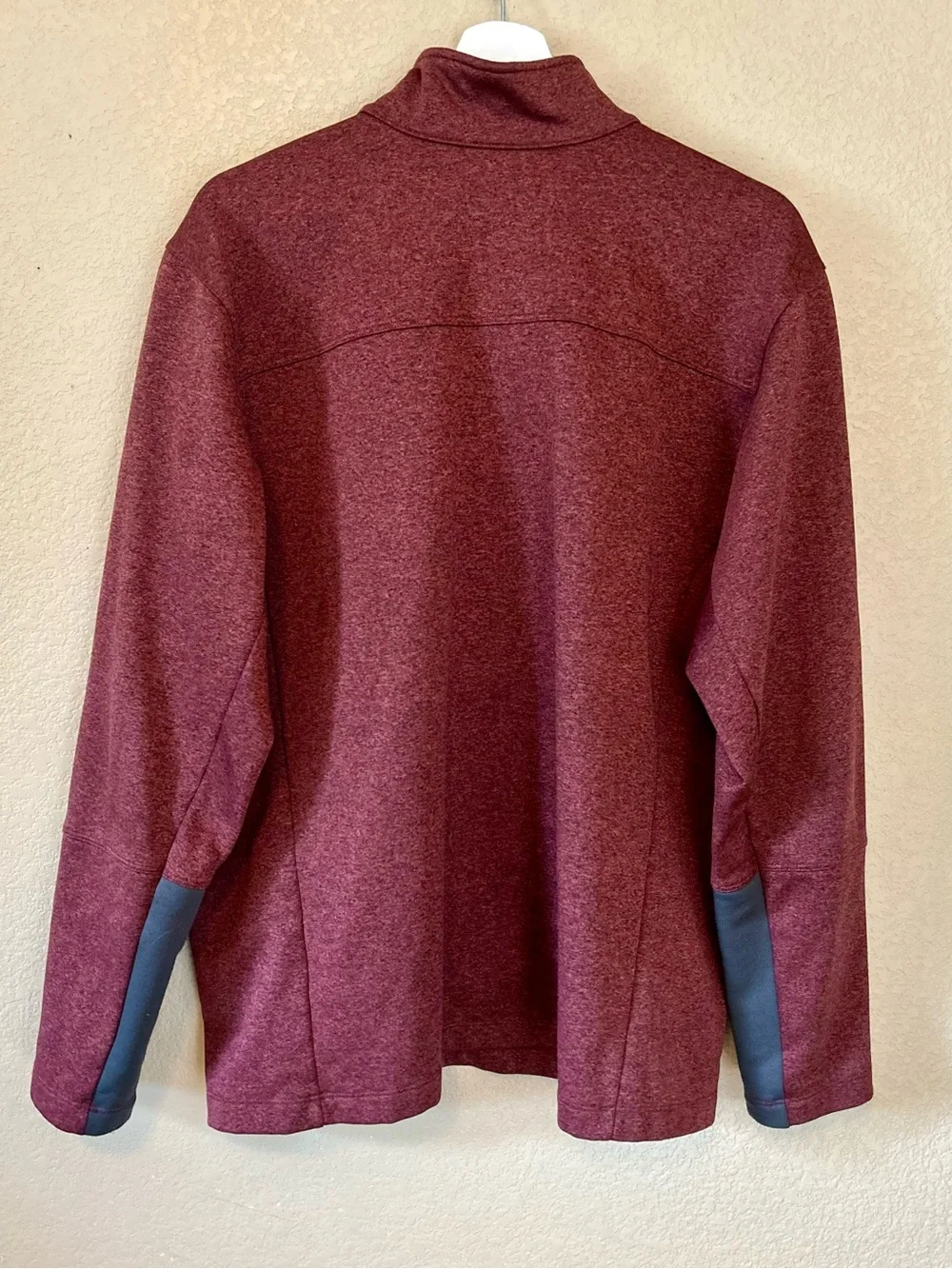 The North Face Canyonland 1/2 Zip Fleece Pullover XL Heathered Red Hiking Fall
